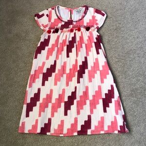 Lucky Brand Girls Pink Short Sleeve Dress